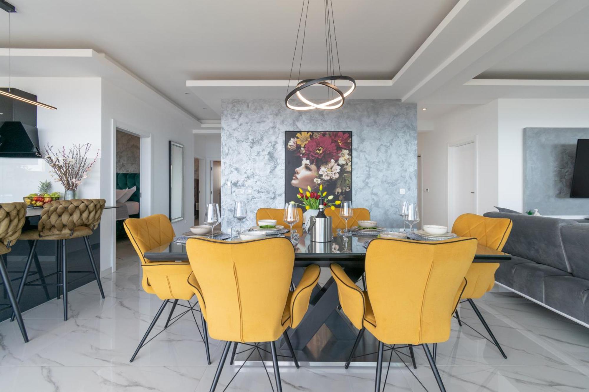 Ferienwohnung Lux Penthouse Panoramic View With Jacuzzi Makarska Exterior foto