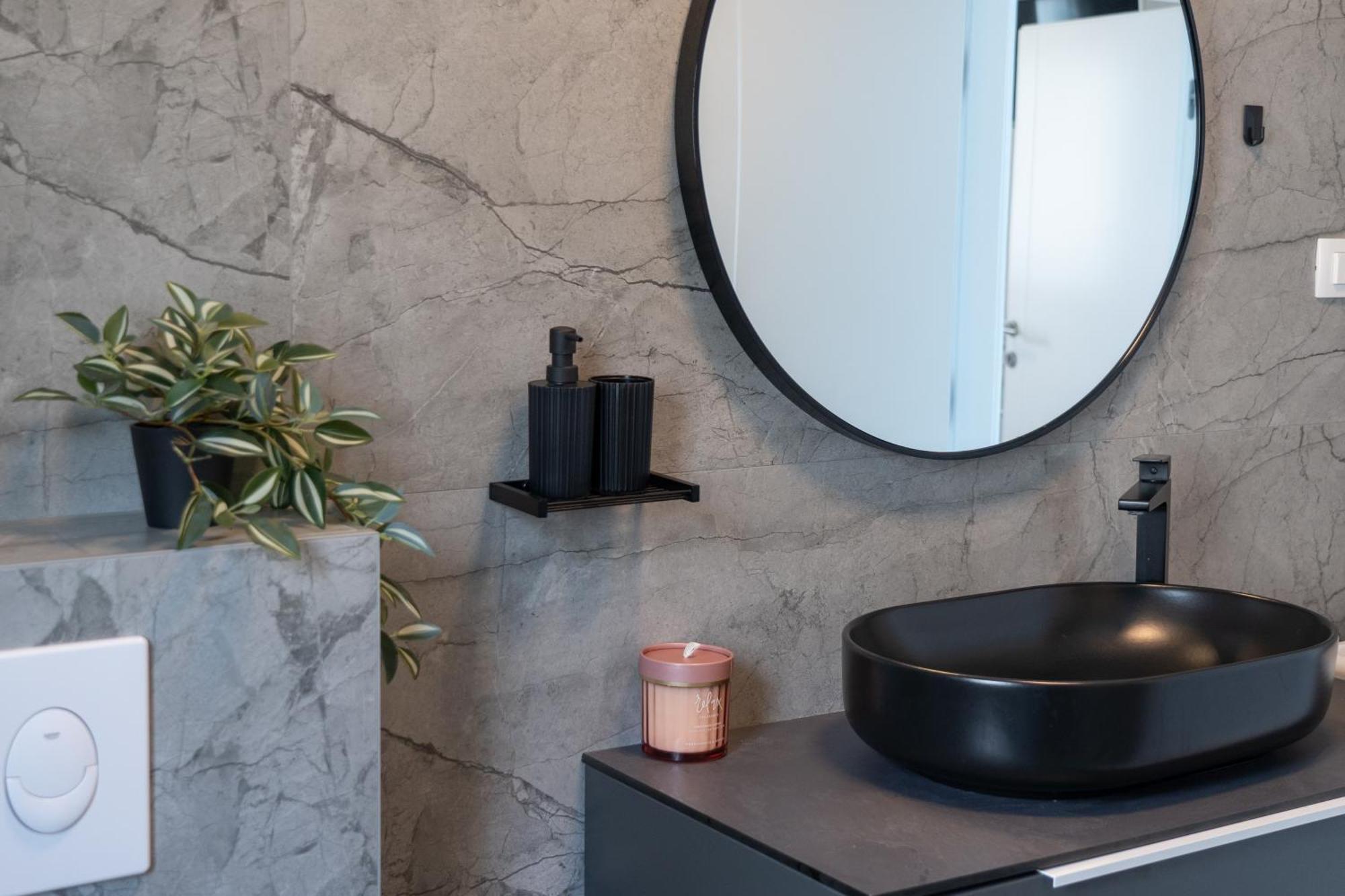 Ferienwohnung Lux Penthouse Panoramic View With Jacuzzi Makarska Exterior foto
