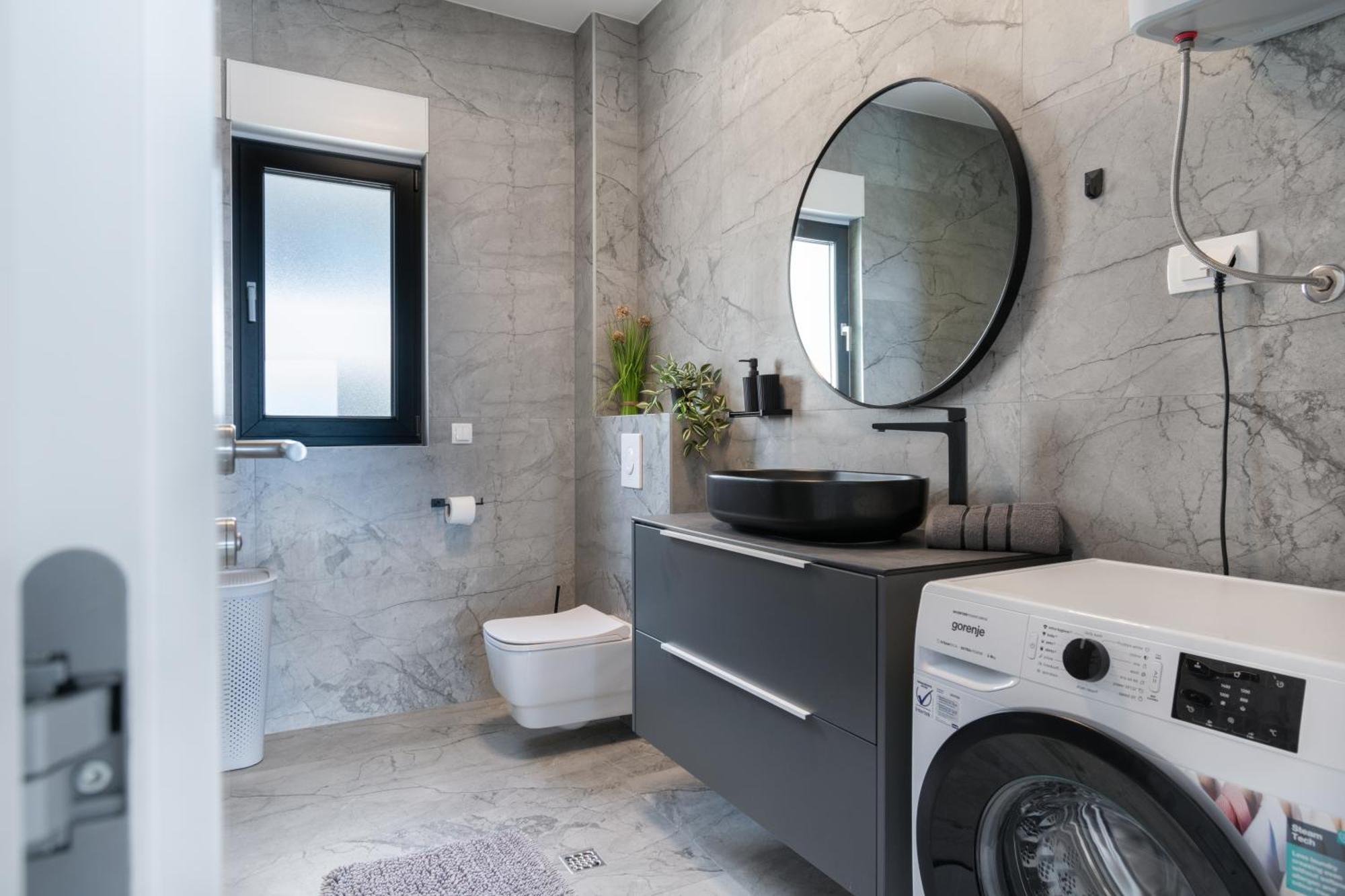 Ferienwohnung Lux Penthouse Panoramic View With Jacuzzi Makarska Exterior foto